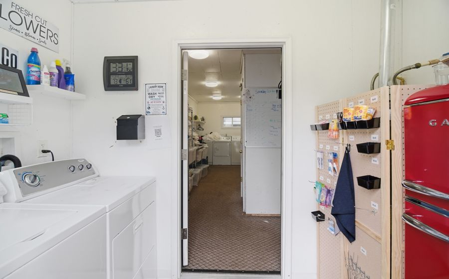Upgraded guest laundry